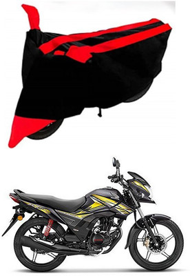 AutoGalaxy Waterproof Two Wheeler Cover for Honda(CB Shine SP, Red, Black)