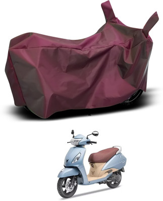 PAGORA Waterproof Two Wheeler Cover for TVS(Jupiter Grande, Maroon)