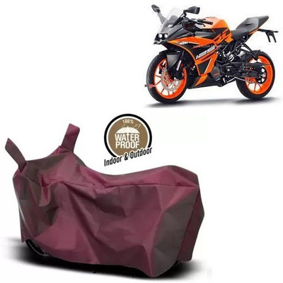 OliverX Waterproof Two Wheeler Cover for KTM(RC125, Maroon)