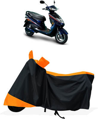 Tricway Two Wheeler Cover for Okinawa(Ridge Plus, Orange)