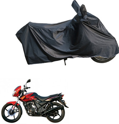 Motodreka Waterproof Two Wheeler Cover for TVS(Flame 125, Black)