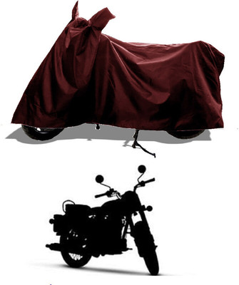 GROFATIK Two Wheeler Cover for Royal Enfield(Bobber 350, Maroon)