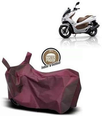 OliverX Waterproof Two Wheeler Cover for Honda(PCX 125 BS6, Maroon)