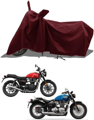 AESTRYD Two Wheeler Cover for TVS(Wego BS6, Maroon)