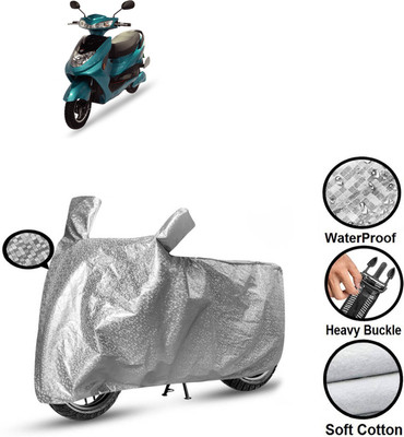 CODOKI Waterproof Two Wheeler Cover for Okinawa(R30 electric scooter, Silver)