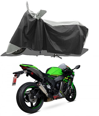 GROFATIK Two Wheeler Cover for Kawasaki(Ninja ZX-10R SE, White)
