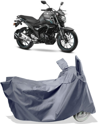 Amexride Two Wheeler Cover for Yamaha(FZ S V3.0 FI, Grey)