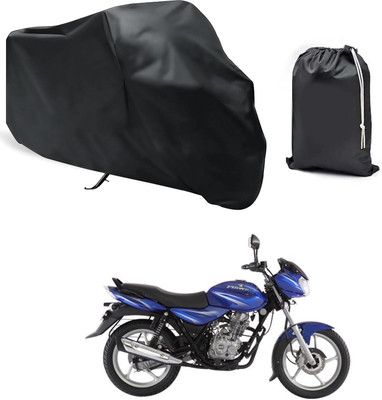 CODOKI Waterproof Two Wheeler Cover for Bajaj(Discover 125 DTS-i, Black)