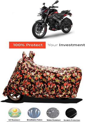 Amexride Two Wheeler Cover for Bajaj(Pulsar 200NS FI BS6, Multicolor)