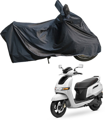 Motodreka Waterproof Two Wheeler Cover for TVS(iQube Electric, Black)