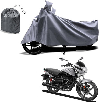 Autoinnovation Waterproof Two Wheeler Cover for Hero(Splendor I Smart, Grey)