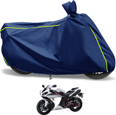 Euro Care Waterproof Two Wheeler Cover for Yamaha(YZF R1, Blue)