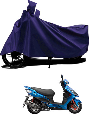 KEDIT Waterproof Two Wheeler Cover for Hero(Electric Zippy, Blue)