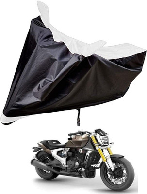 MOCKHE Two Wheeler Cover for TVS(Zeppelin, White)