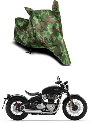 Mdstar Waterproof Two Wheeler Cover for Triumph(Bonneville Bobber, Multicolor)
