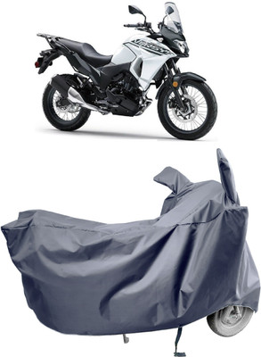 Amexride Two Wheeler Cover for Kawasaki(Versys X 300, Grey)