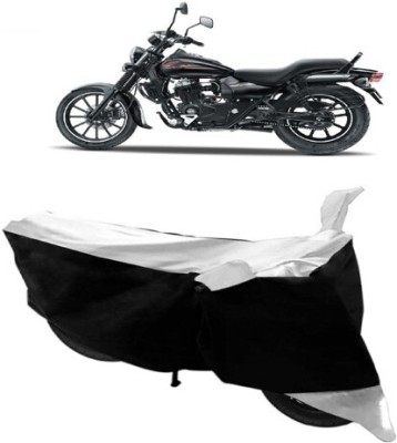 STARHONEY Two Wheeler Cover for Bajaj(Avenger 150 Street, White, Black)