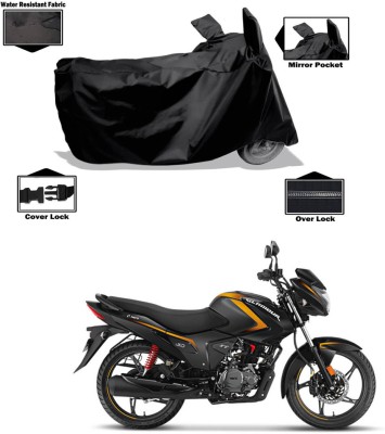 CODOKI Waterproof Two Wheeler Cover for Hero(Glamour FI, Black)