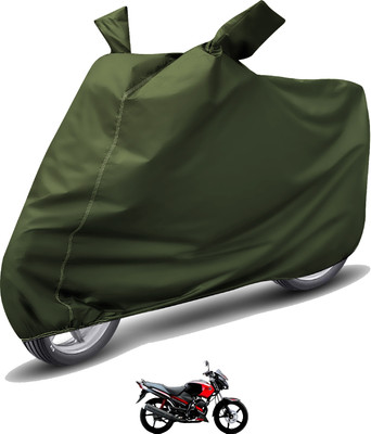 Auto Hub Waterproof Two Wheeler Cover for Yamaha(Gladiator, Green)