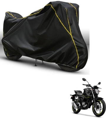 Car Life Two Wheeler Cover for Suzuki(Gixxer, Black, Yellow)