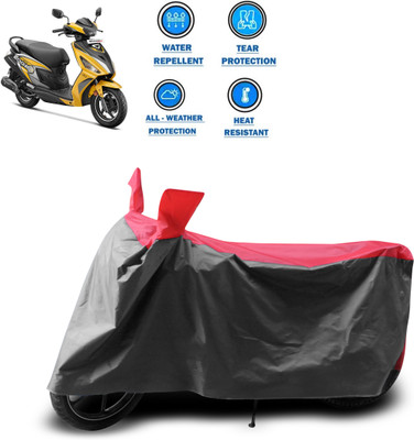 DeepShakshi AUTOMOTIVE Two Wheeler Cover for Hero(Maestro Edge 125, Red, Grey)