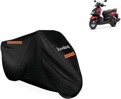 Juvdoxj Waterproof Two Wheeler Cover for Yamaha(RayZR 125 Fi, Black)