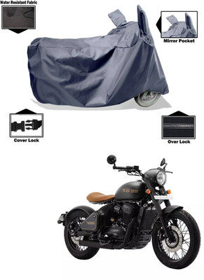 CODOKI Waterproof Two Wheeler Cover for JAWA(Perak, Grey)