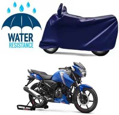 Furious3D Two Wheeler Cover for TVS(Apache RTR 160, Blue)