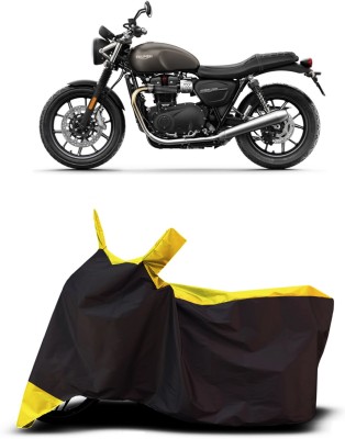 VESMEI Two Wheeler Cover for Triumph(Street Twin BS6, Yellow)