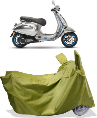 Amexride Two Wheeler Cover for Vespa(Piaggio Elettrica BS6, Maroon)
