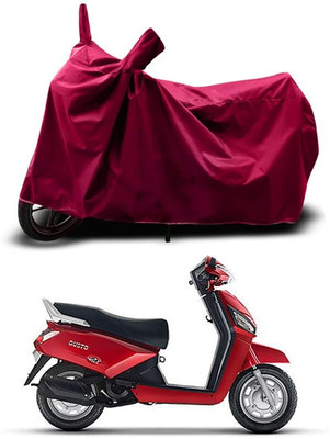 KEDIT Two Wheeler Cover for Mahindra(Gusto, Maroon)
