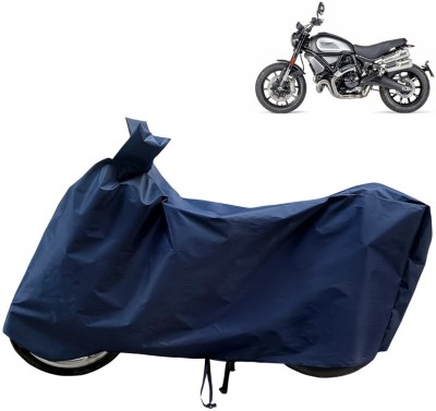 Horseyaart Waterproof Two Wheeler Cover for Ducati(Scrambler 1200 BS6, Blue)