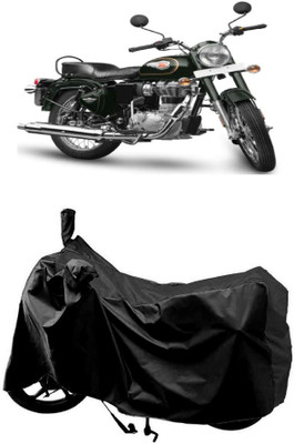 MMSSTAR Waterproof Two Wheeler Cover for Royal Enfield(Standardv BS6, Black)