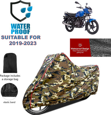 PAGORA Waterproof Two Wheeler Cover for Bajaj(Discover 100 DTS-i, Yellow)