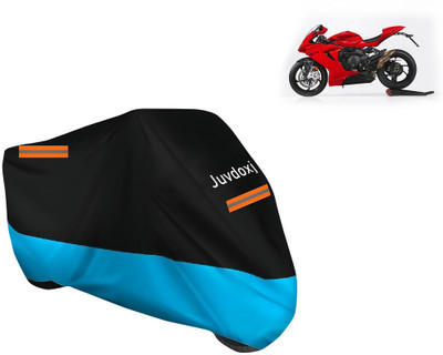 Juvdoxj Waterproof Two Wheeler Cover for MV Agusta(F3, Blue)