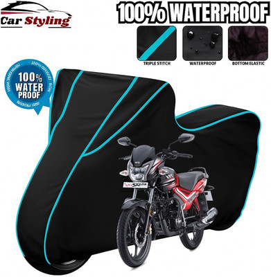 Car Styling Waterproof Two Wheeler Cover for TVS(Star City, Multicolor)