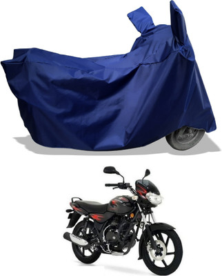 Amexride Two Wheeler Cover for Bajaj(Discover 125 DTS-i, Blue)