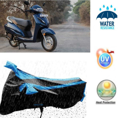 MMSSTAR Waterproof Two Wheeler Cover for TVS(FZ-S FI, Black)