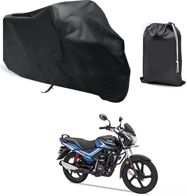 CODOKI Waterproof Two Wheeler Cover for TVS(Star City Plus BS6, Black)