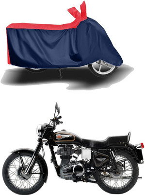HYBRIDS COLLECTION Two Wheeler Cover for Royal Enfield(Bullet 350 Twinspark, Red, Blue)