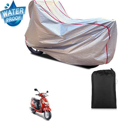 PAGORA Waterproof Two Wheeler Cover for Mahindra(Duro, Silver)