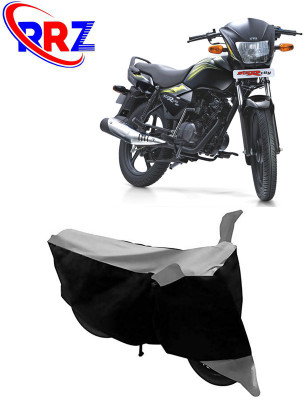 RRZ Waterproof Two Wheeler Cover for TVS(Star City, Black, Grey)