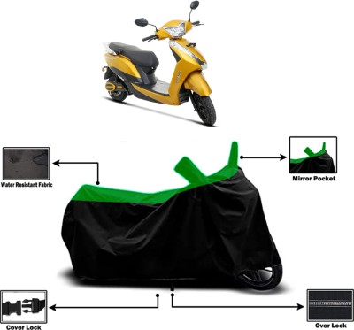 Amexride Two Wheeler Cover for Ampere(Magnus Pro, Green)