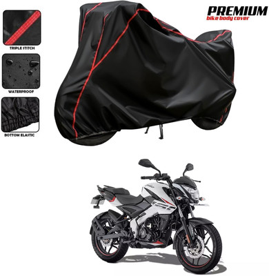 DeepShakshi AUTOMOTIVE Two Wheeler Cover for Bajaj(Pulsar NS 160, Black, Red)