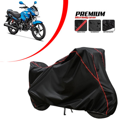 PAGORA Waterproof Two Wheeler Cover for Hero(Glamour FI, Black)