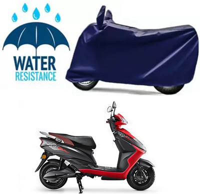 Mdstar Waterproof Two Wheeler Cover for Ampere(Zeal, Blue)