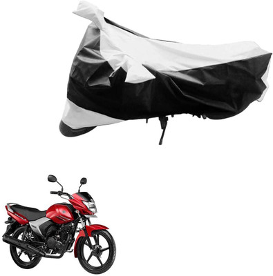 Mdstar Waterproof Two Wheeler Cover for Honda(CBF, Black, Silver)
