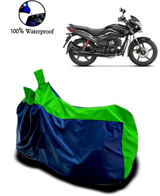 rakku Waterproof Two Wheeler Cover for Hero(Passion Xpro, Green, Blue)