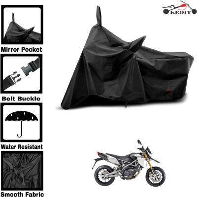 AASHTIK MART Two Wheeler Cover for Aprilia(Dorsoduro 900, Black)