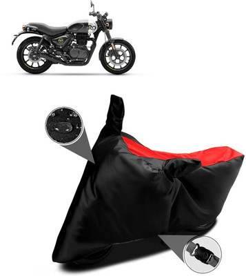 GOSHIV-car and bike accessories Waterproof Two Wheeler Cover for Royal Enfield(Hunter 350, Red)